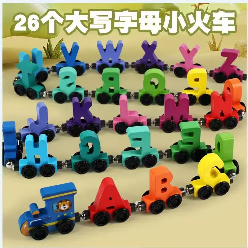 Children Magnetic Color Train Toy 0-10 - Image 3