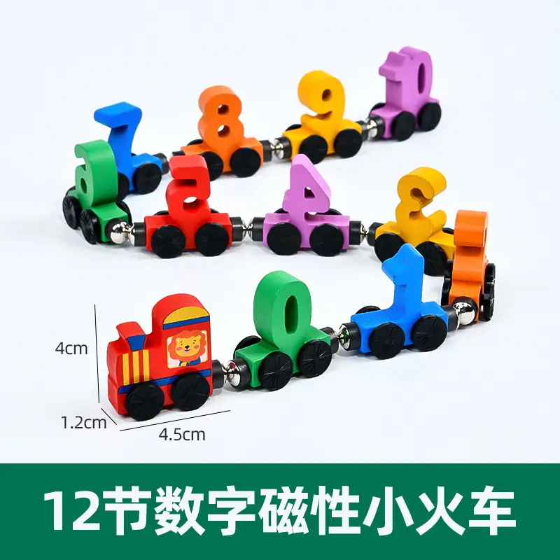 Children Magnetic Color Train Toy 0-10 - Image 7