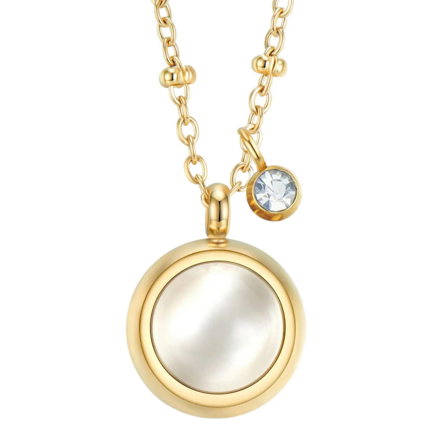 Women's Pearl Pendant Necklace Light Luxury Fu Character Design - Image 10