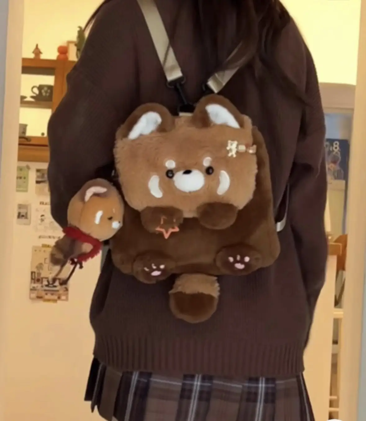 Cute Cartoon Raccoon Shoulder Bag for Girls — feature 11