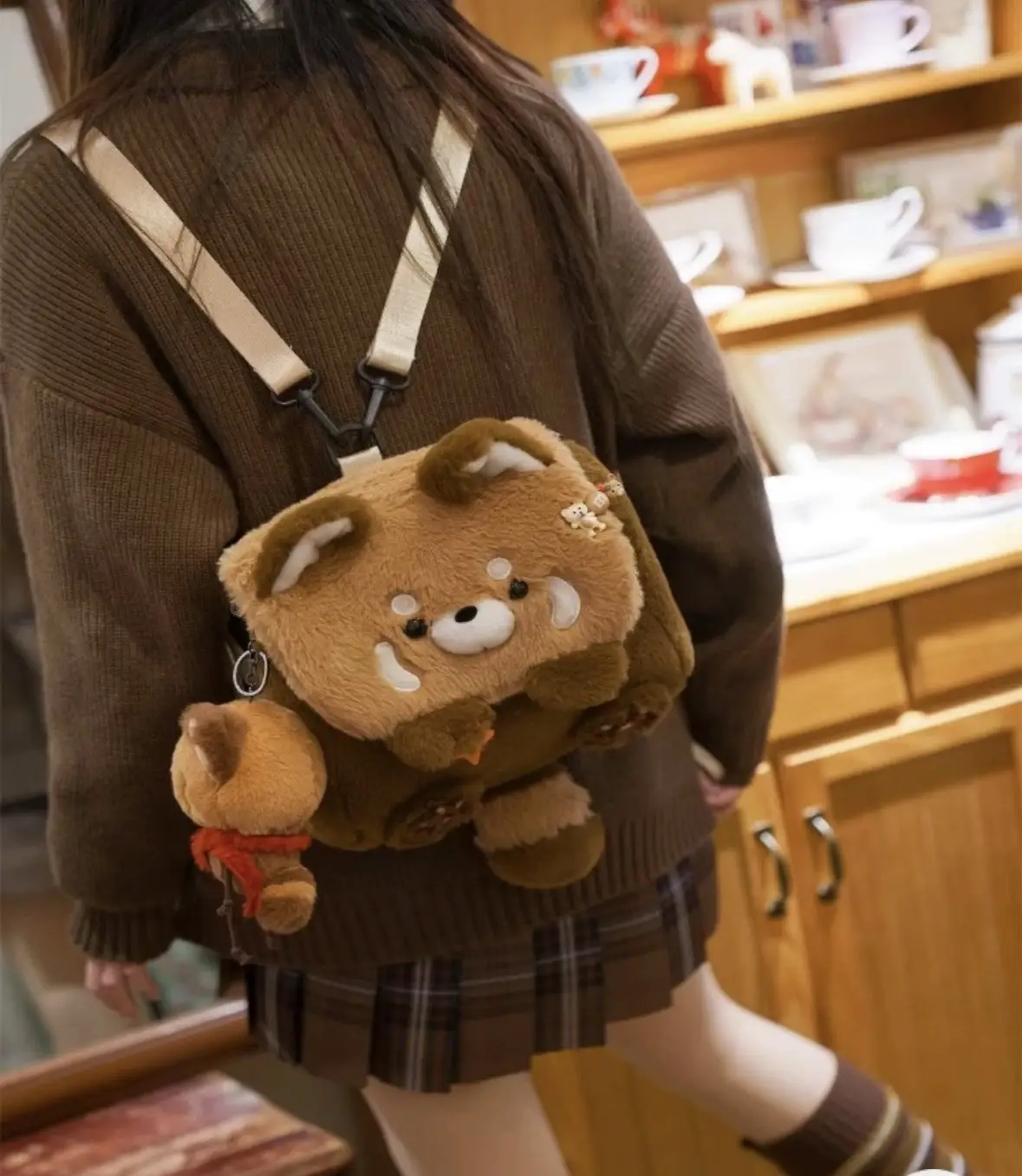 Cute Cartoon Raccoon Shoulder Bag for Girls — feature 12