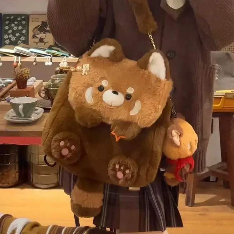 Cute Cartoon Raccoon Shoulder Bag for Girls — feature 13