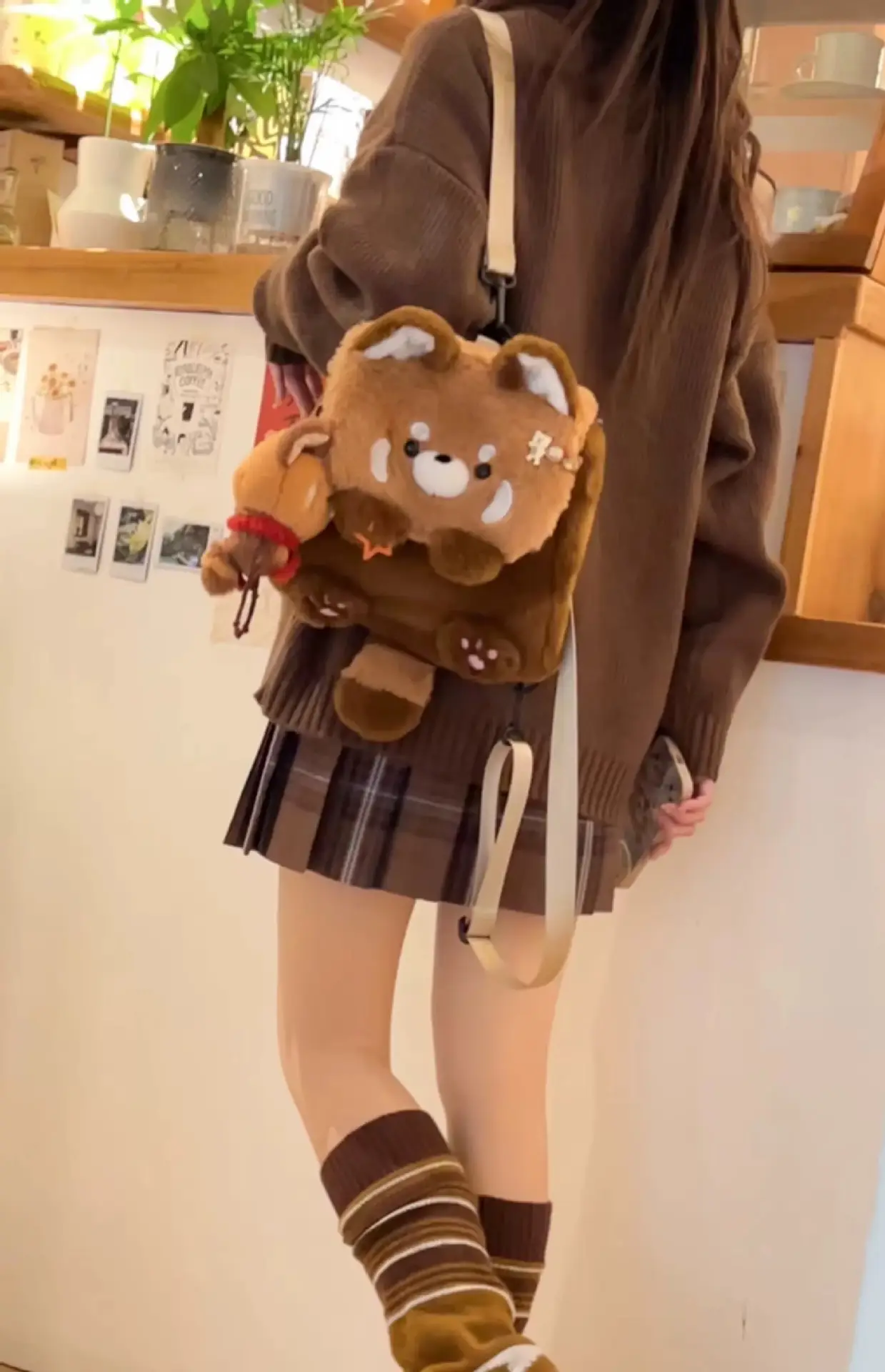 Cute Cartoon Raccoon Shoulder Bag for Girls — feature 14