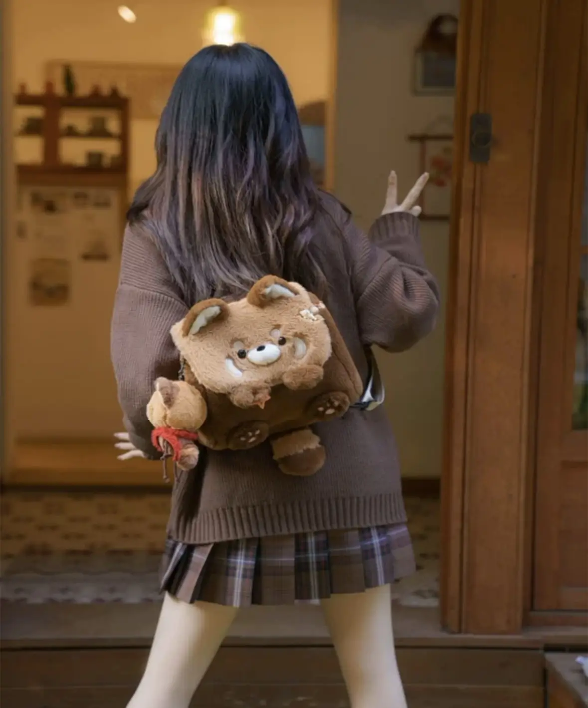 Cute Cartoon Raccoon Shoulder Bag for Girls — feature 3