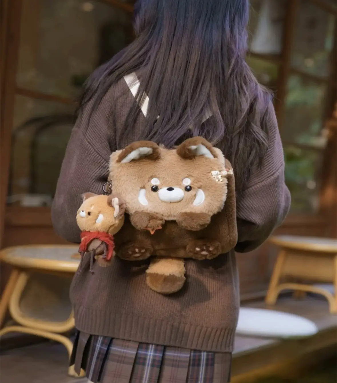 Cute Cartoon Raccoon Shoulder Bag for Girls — feature 4
