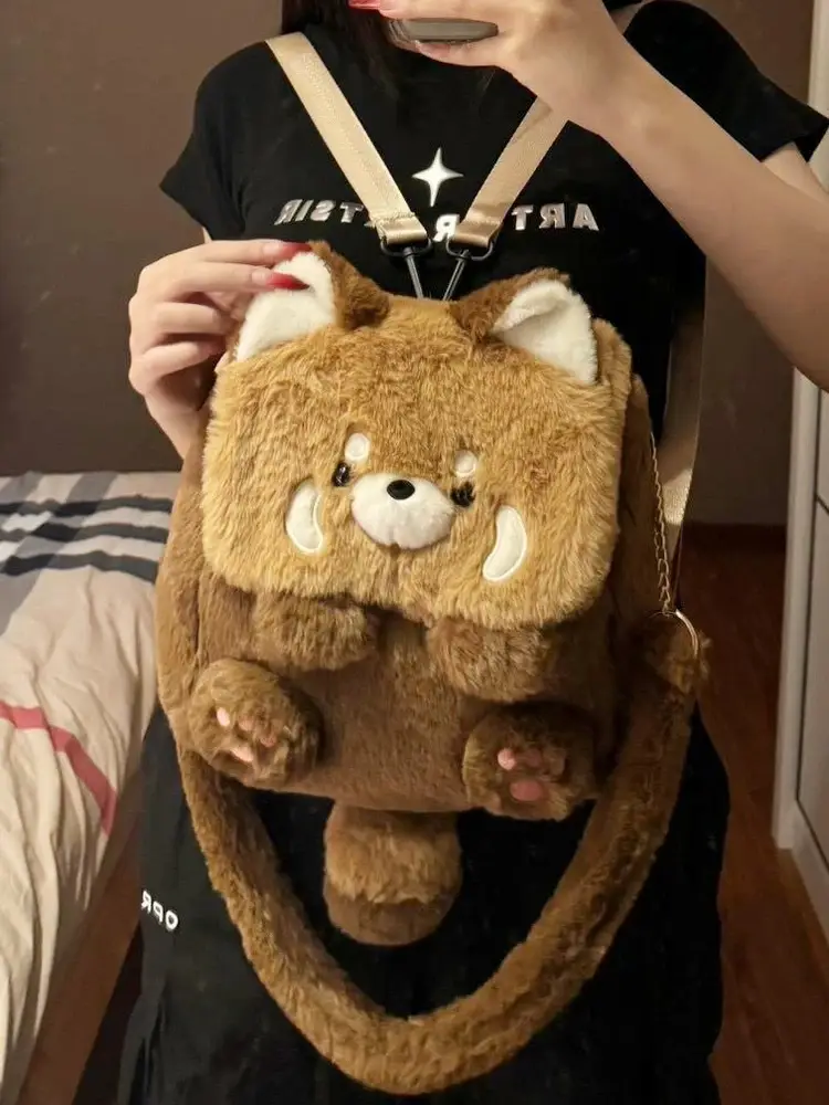 Cute Cartoon Raccoon Shoulder Bag for Girls — feature 9