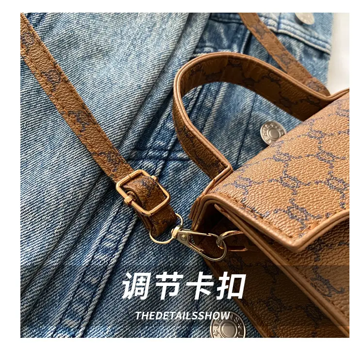 2024 Black GG Pattern Shoulder Bag for Women — feature 4