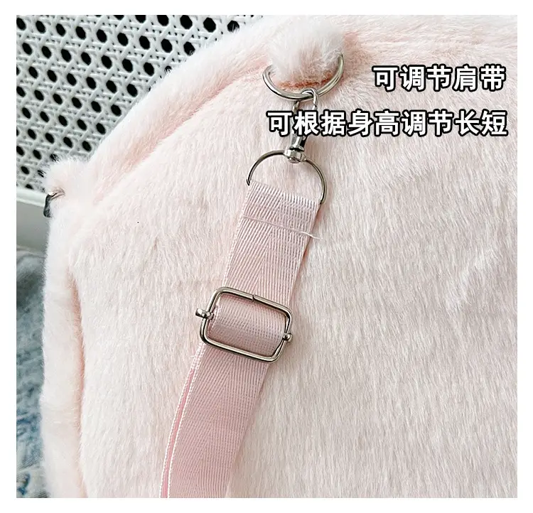 Cute Cartoon Plush Piggy Backpack for Women — feature 9
