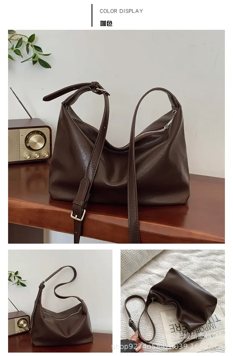 Black Textured Shoulder Crossbody Bag for Women 2026 — feature 17
