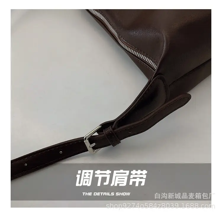 Black Textured Shoulder Crossbody Bag for Women 2026 — feature 6