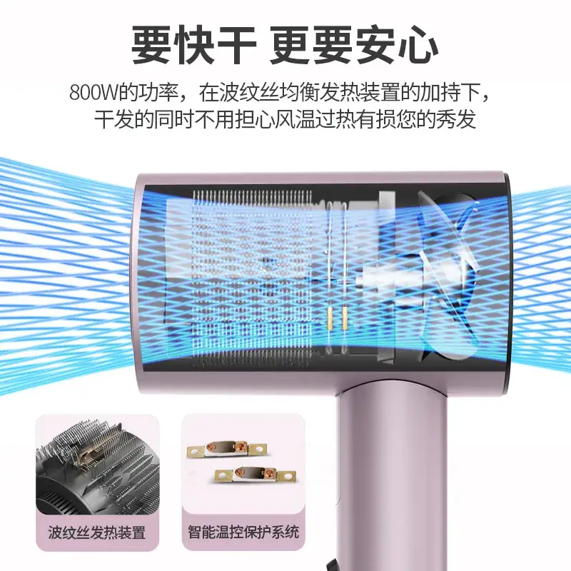 Yongri Portable Hair Dryer Constant Temp Travel Foldable - Image 6