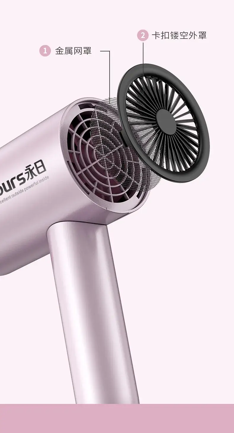 Yongri Portable Hair Dryer Constant Temp Travel Foldable — feature 14
