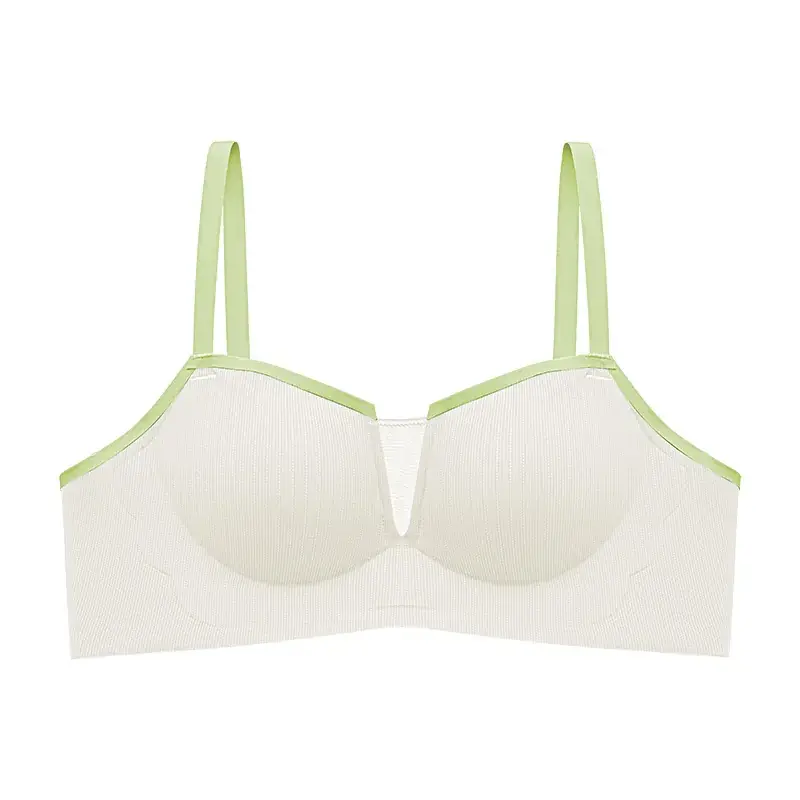 Non-Marking Half-Cup Bra for Small Busts, Soft Support, Wireless, Breathable
