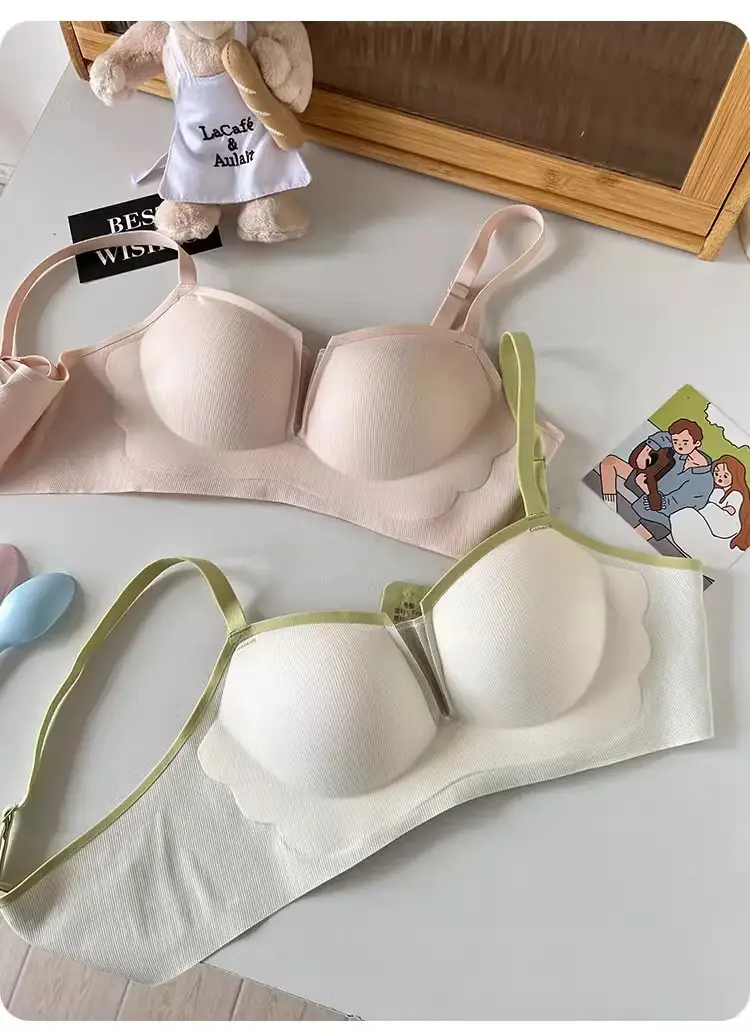 Non-Marking Half-Cup Bra for Small Busts, Soft Support, Wireless, Breathable — feature 18