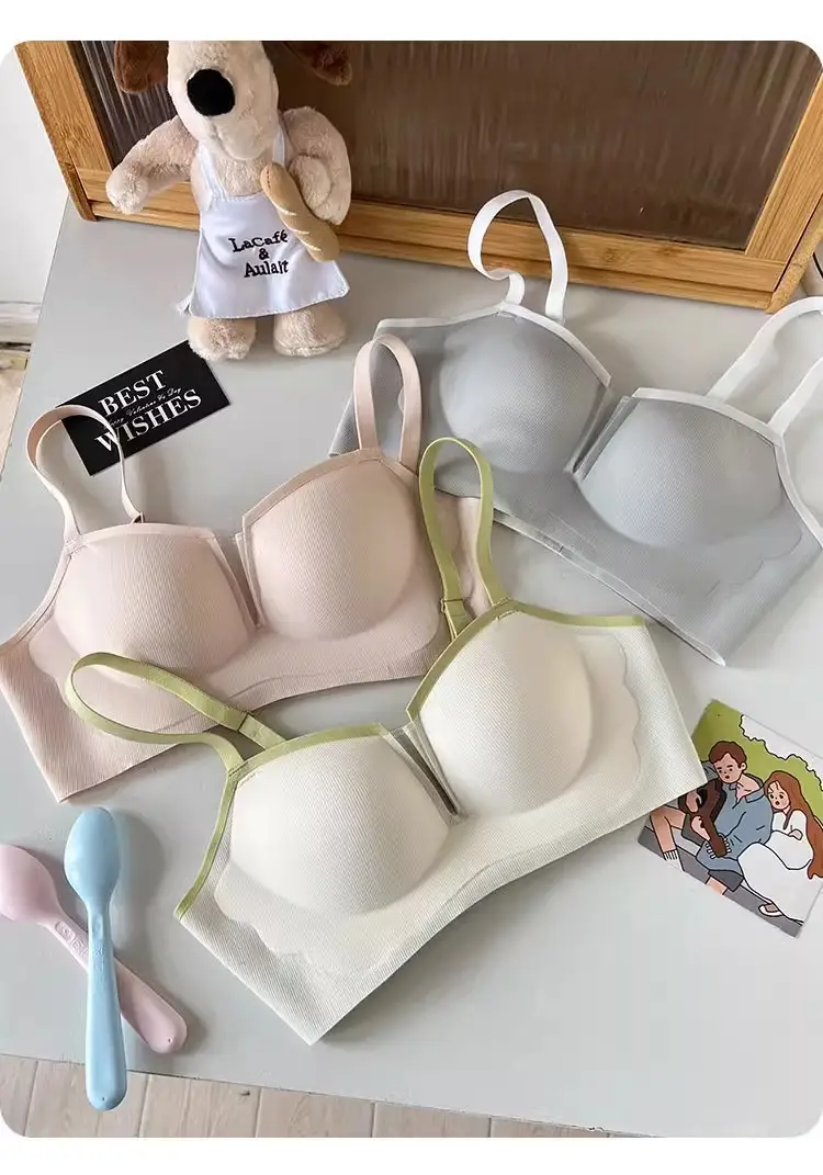 Non-Marking Half-Cup Bra for Small Busts, Soft Support, Wireless, Breathable — feature 19