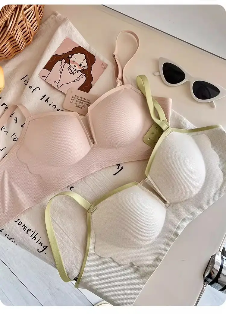 Non-Marking Half-Cup Bra for Small Busts, Soft Support, Wireless, Breathable — feature 20