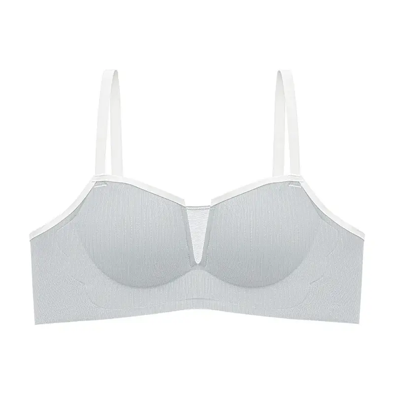 Non-Marking Half-Cup Bra for Small Busts, Soft Support, Wireless, Breathable