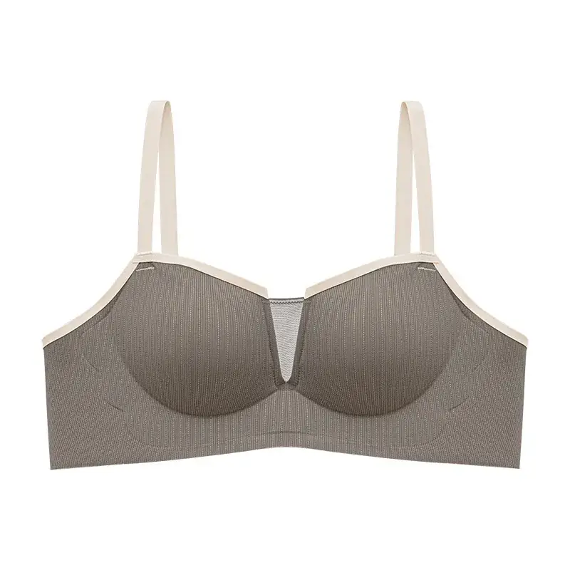 Non-Marking Half-Cup Bra for Small Busts, Soft Support, Wireless, Breathable