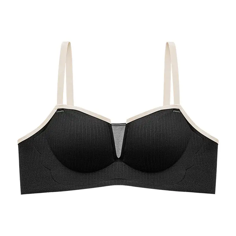 Non-Marking Half-Cup Bra for Small Busts, Soft Support, Wireless, Breathable
