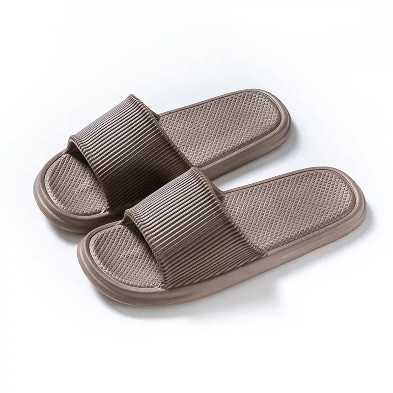 New Style Dung-feeling Cotton Slippers Men's Autumn and Winter Indoor Thick-soled Warm Household Fleece Bag with Woolen Slippers for Women