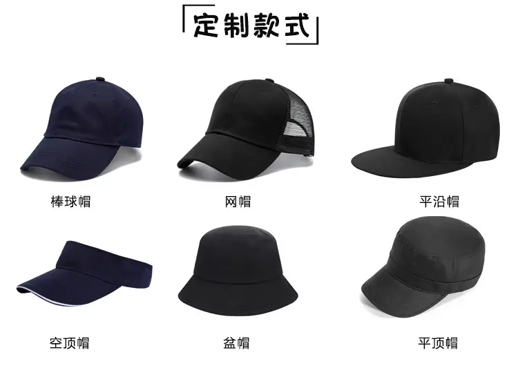 Men's Red Cotton Baseball Cap with Logo & UV Protective — feature 11