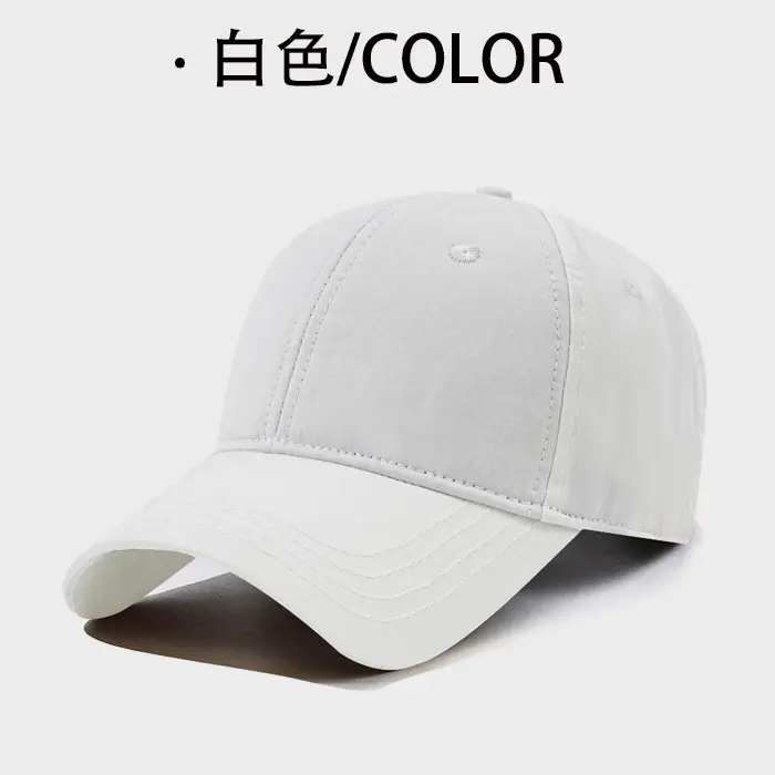 Men's Red Cotton Baseball Cap with Logo & UV Protective - Image 5