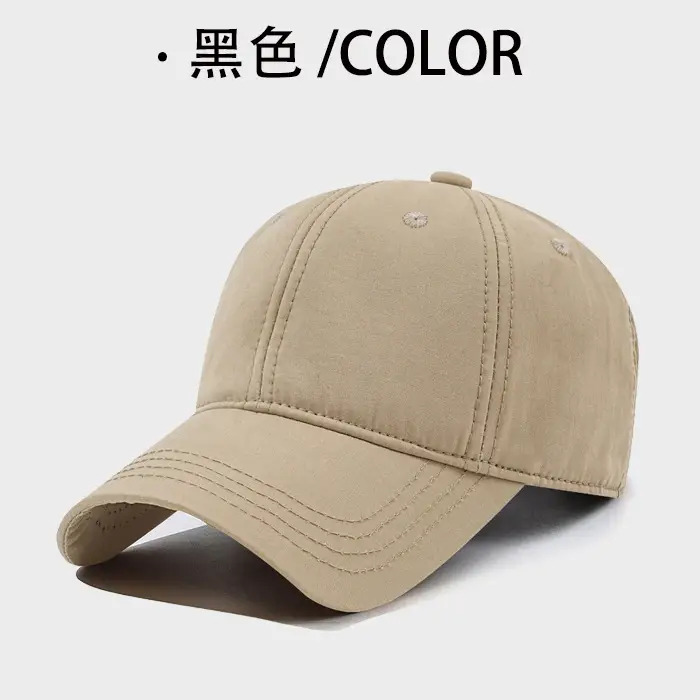 Men's Red Cotton Baseball Cap with Logo & UV Protective - Image 6
