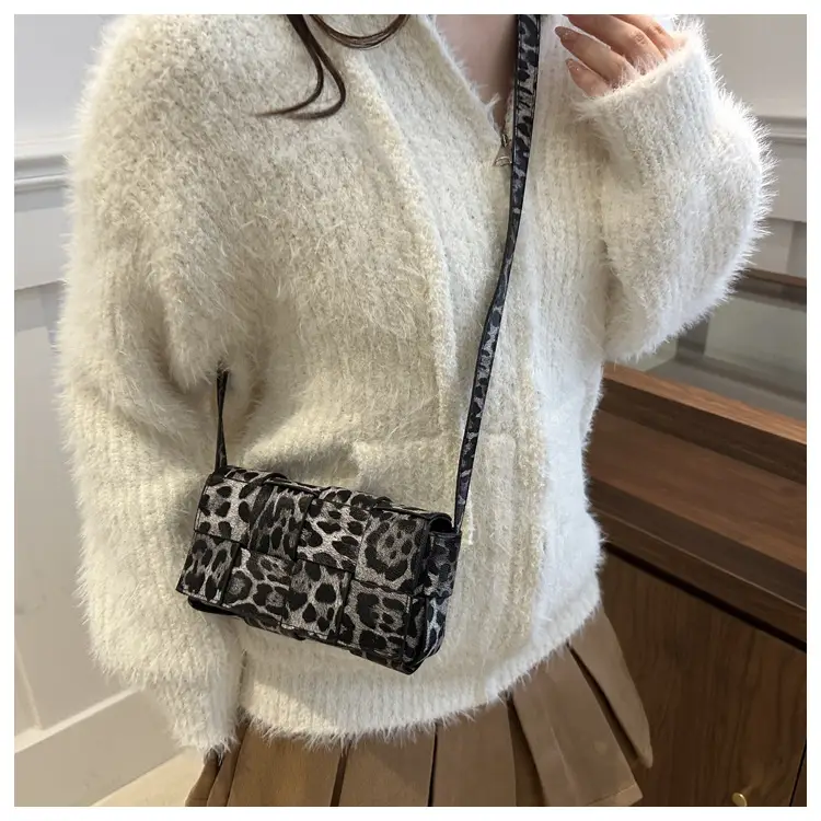 Women Leopard Print Crossbody Bag 2024 New Style