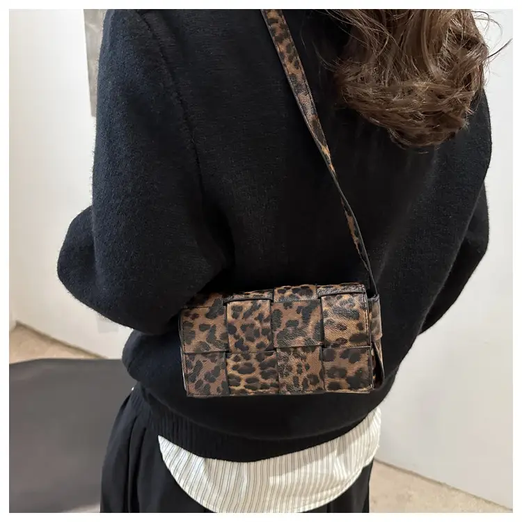 Women Leopard Print Crossbody Bag 2024 New Style — feature 11