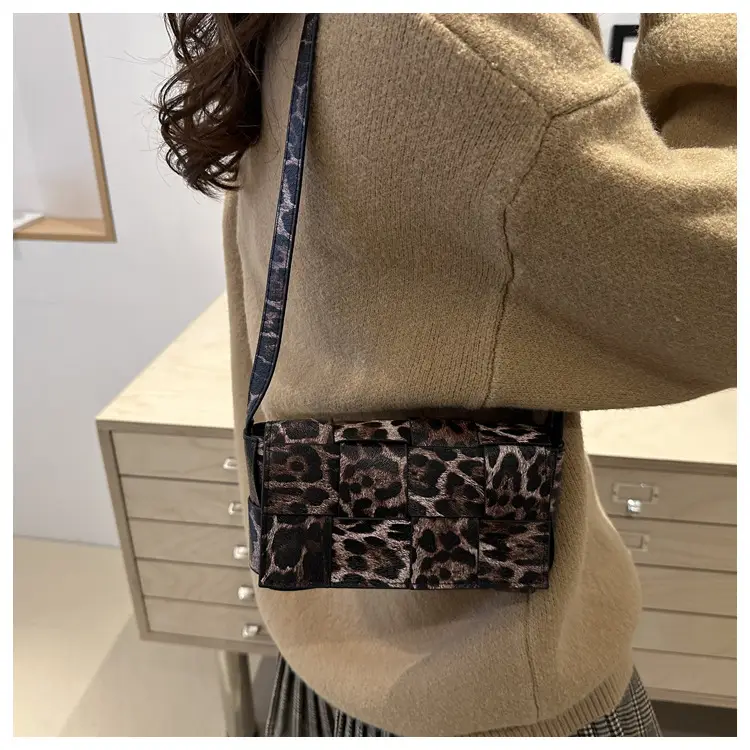 Women Leopard Print Crossbody Bag 2024 New Style — feature 17