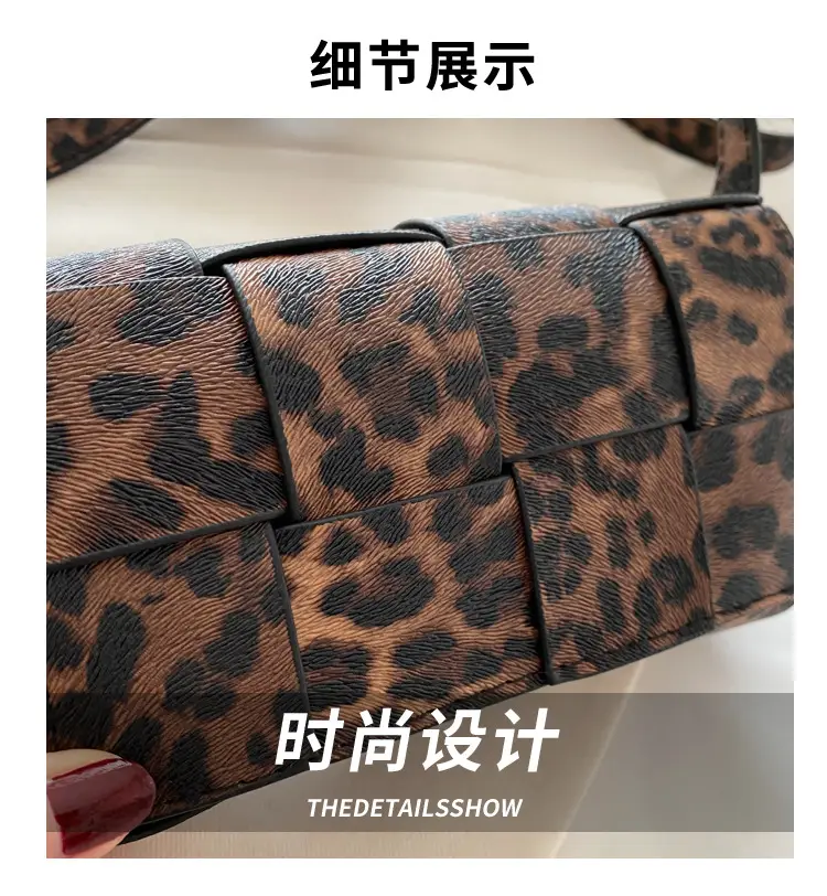 Women Leopard Print Crossbody Bag 2024 New Style — feature 3