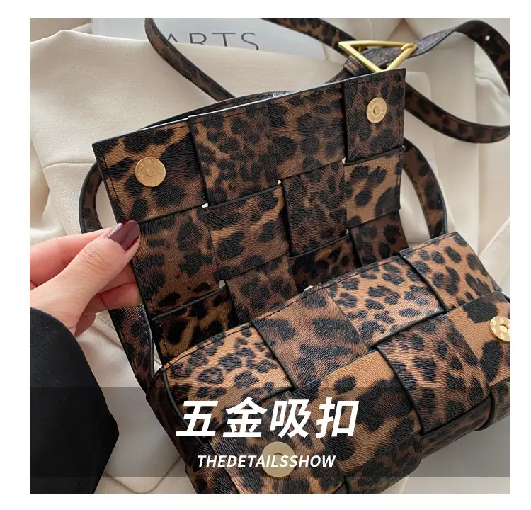 Women Leopard Print Crossbody Bag 2024 New Style — feature 5