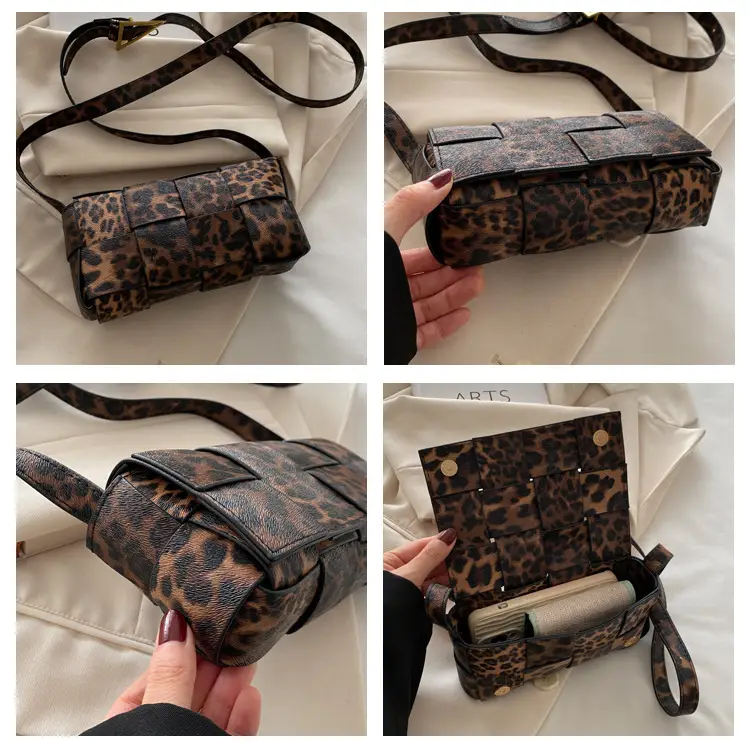 Women Leopard Print Crossbody Bag 2024 New Style — feature 7