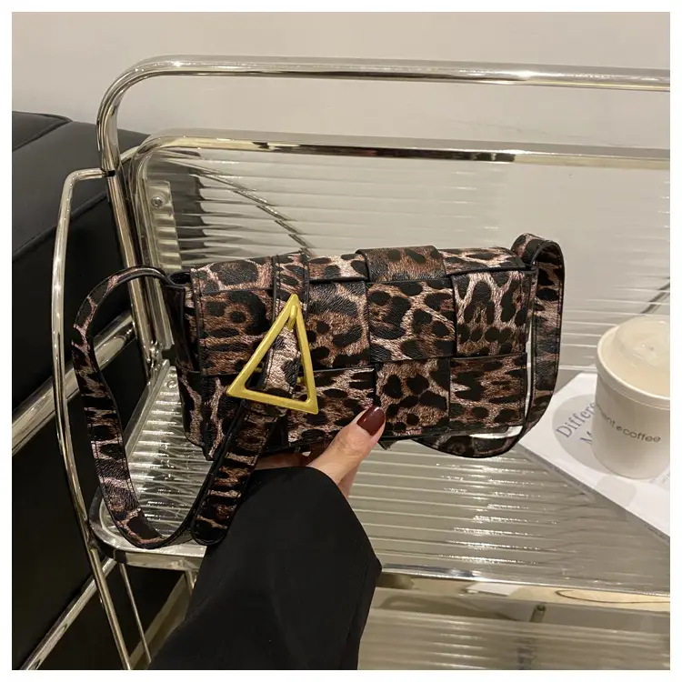 Women Leopard Print Crossbody Bag 2024 New Style