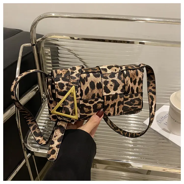 Women Leopard Print Crossbody Bag 2024 New Style