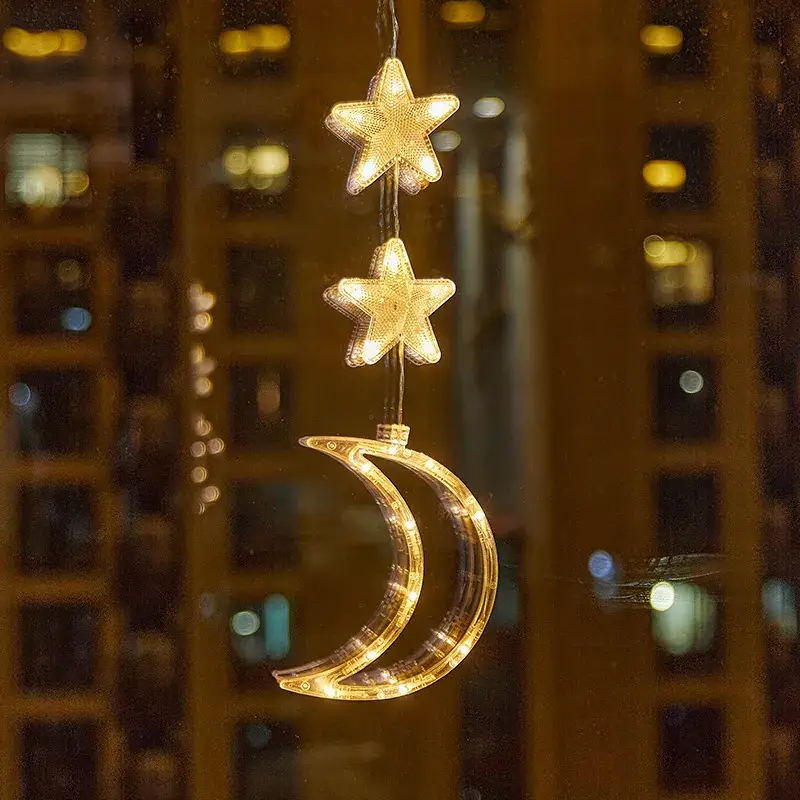 LED Five-Pointed Star Light Pendant for Christmas Decor