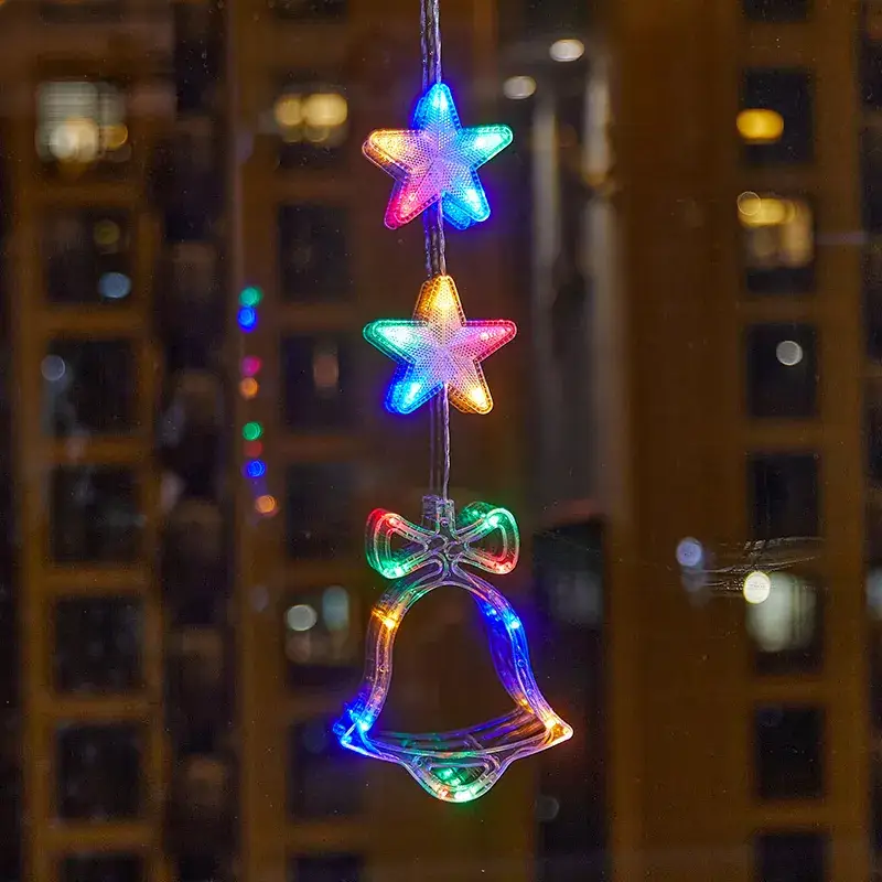 LED Five-Pointed Star Light Pendant for Christmas Decor