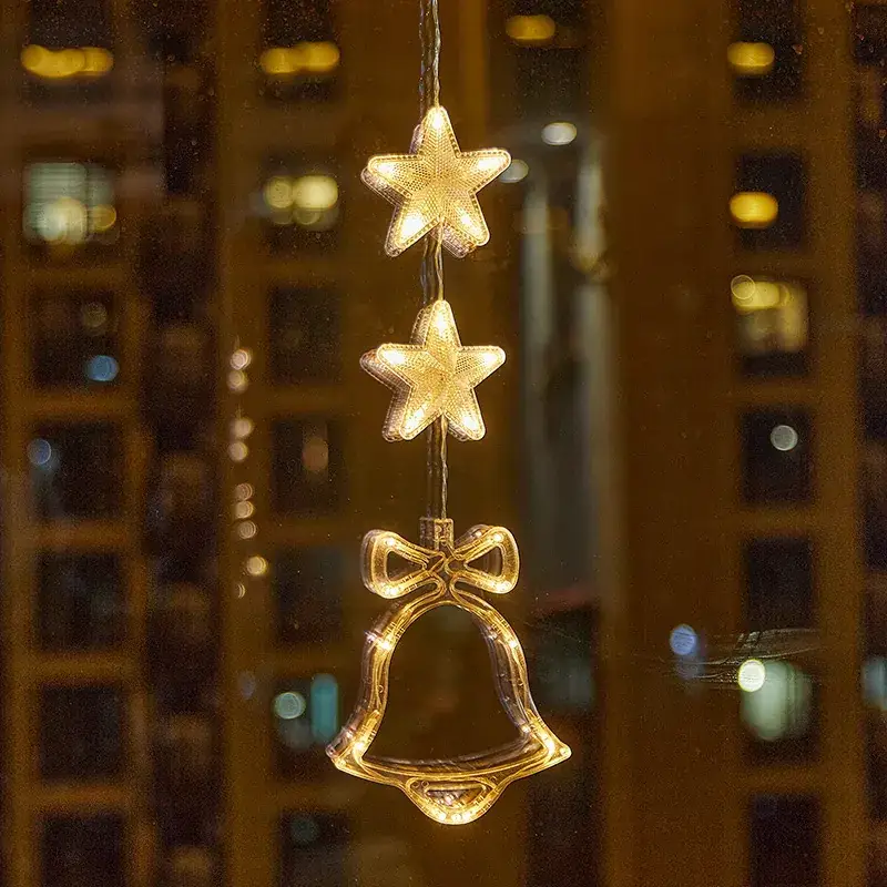 LED Five-Pointed Star Light Pendant for Christmas Decor