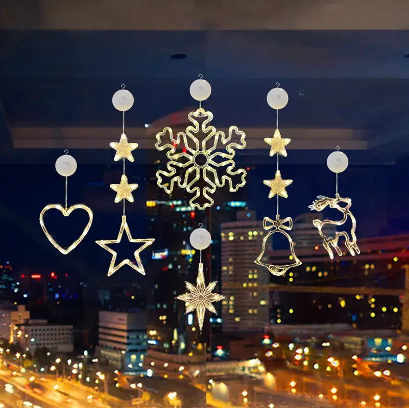 LED Five-Pointed Star Light Pendant for Christmas Decor
