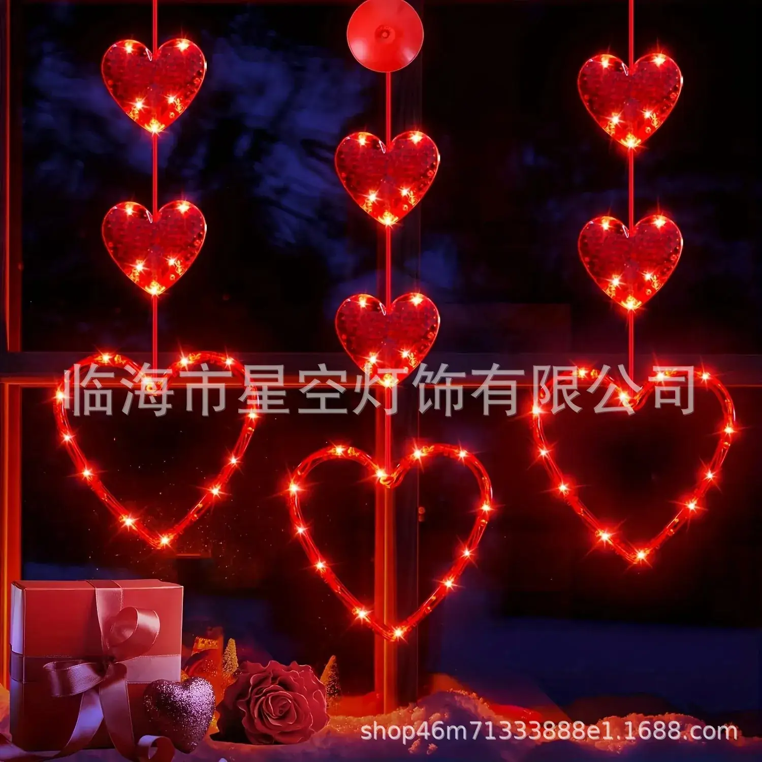 LED Five-Pointed Star Light Pendant for Christmas Decor