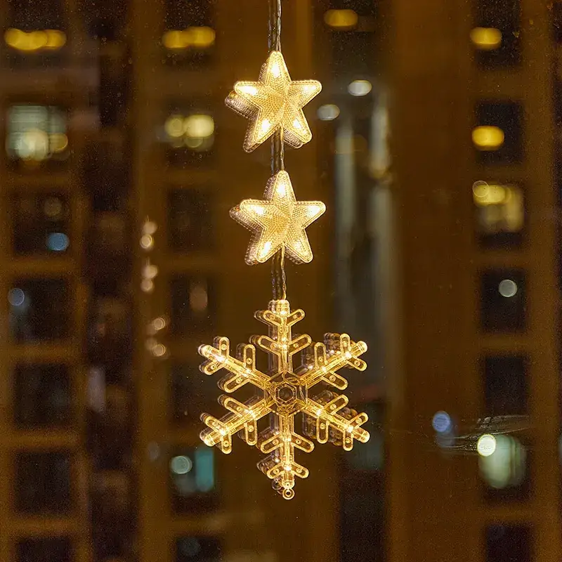 LED Five-Pointed Star Light Pendant for Christmas Decor