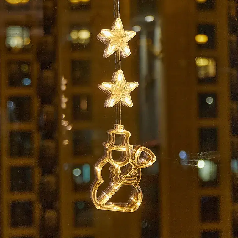 LED Five-Pointed Star Light Pendant for Christmas Decor