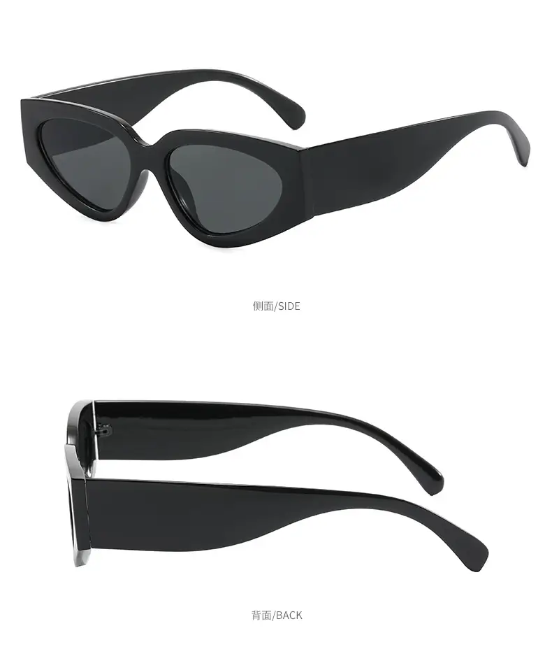 Square Sunglasses for Men, Flame Print, Dark Tinted, Korean Style — feature 6