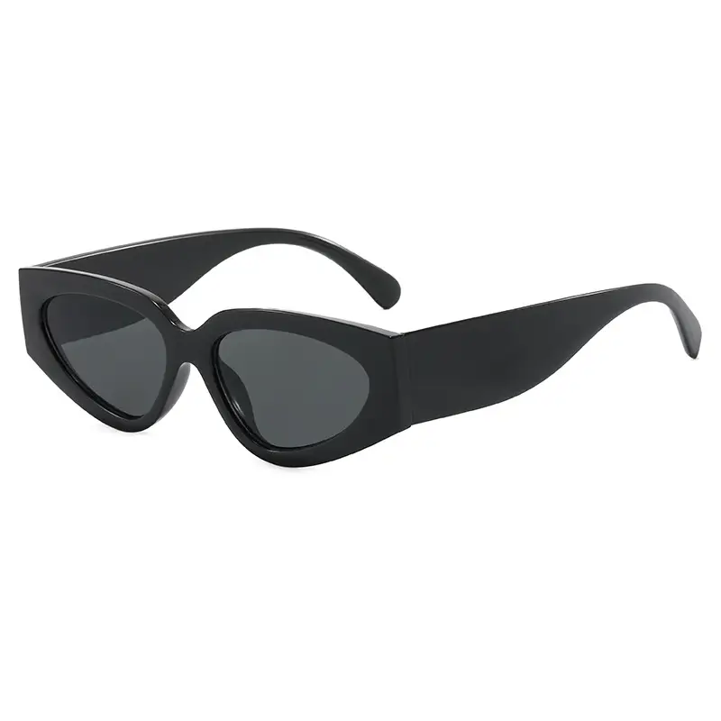 Square Sunglasses for Men, Flame Print, Dark Tinted, Korean Style