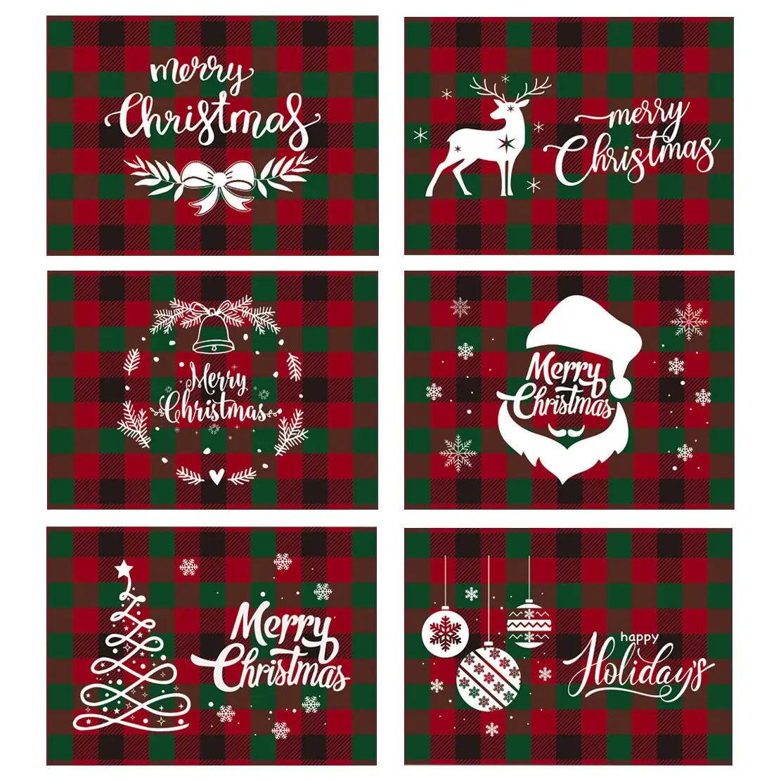 Christmas Santa Placemat Table Mat Decorative Living Room — feature 3