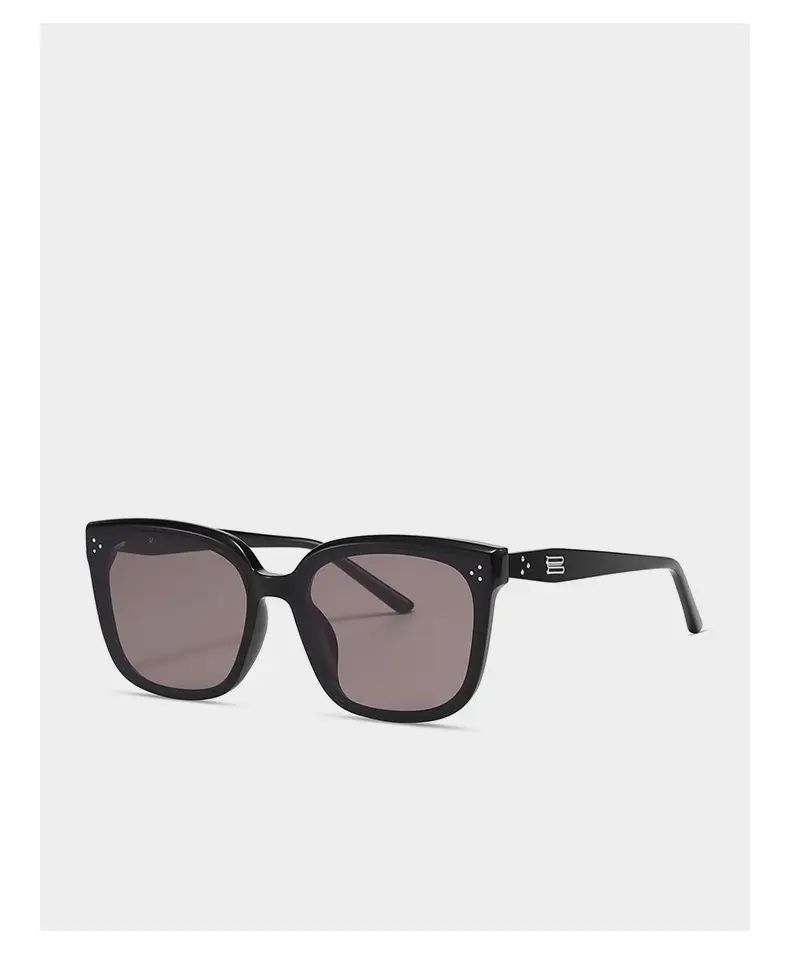Ou Ming Anti-UV Sunglasses Black Large Frame — feature 11