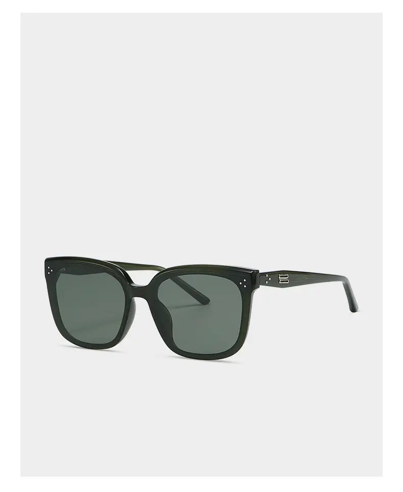 Ou Ming Anti-UV Sunglasses Black Large Frame — feature 13