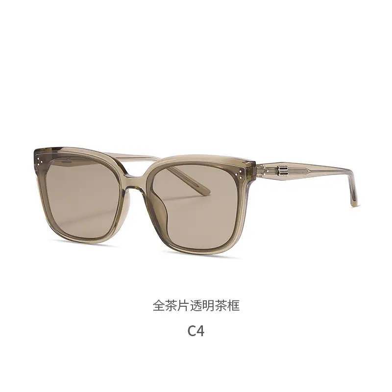Ou Ming Anti-UV Sunglasses Black Large Frame - Image 4