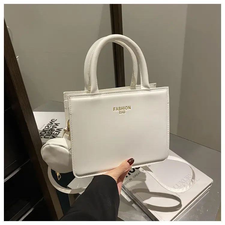 White Square Shoulder Bag for Women 2024 Winter — feature 22