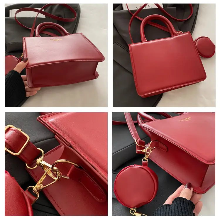 White Square Shoulder Bag for Women 2024 Winter — feature 9